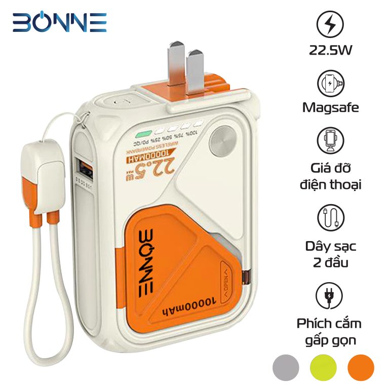 Sạc Dự Phòng 22.5W BONNE BP08
